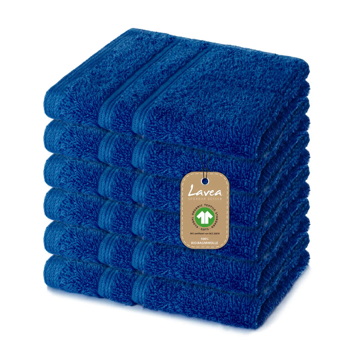 Seiftuch Bali, 6er Set, 100% GOTS Bio-Baumwolle, 30x30 cm