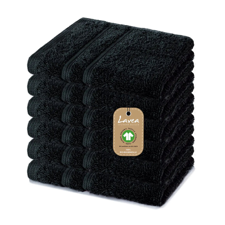 Seiftuch Bali, 6er Set, 100% GOTS Bio-Baumwolle, 30x30 cm