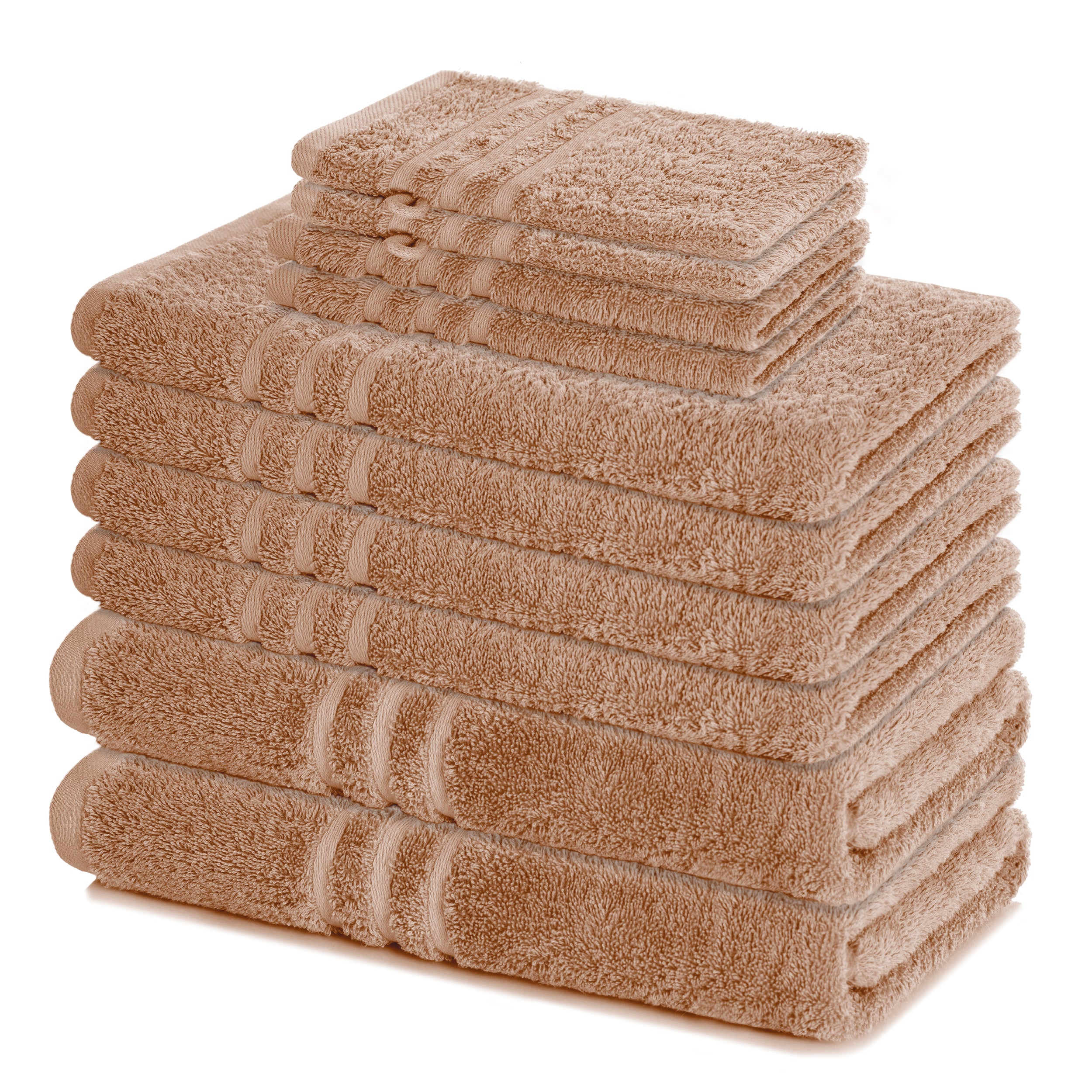 Frottiertuchset Elena, 100% Baumwolle, 6er/10er Set