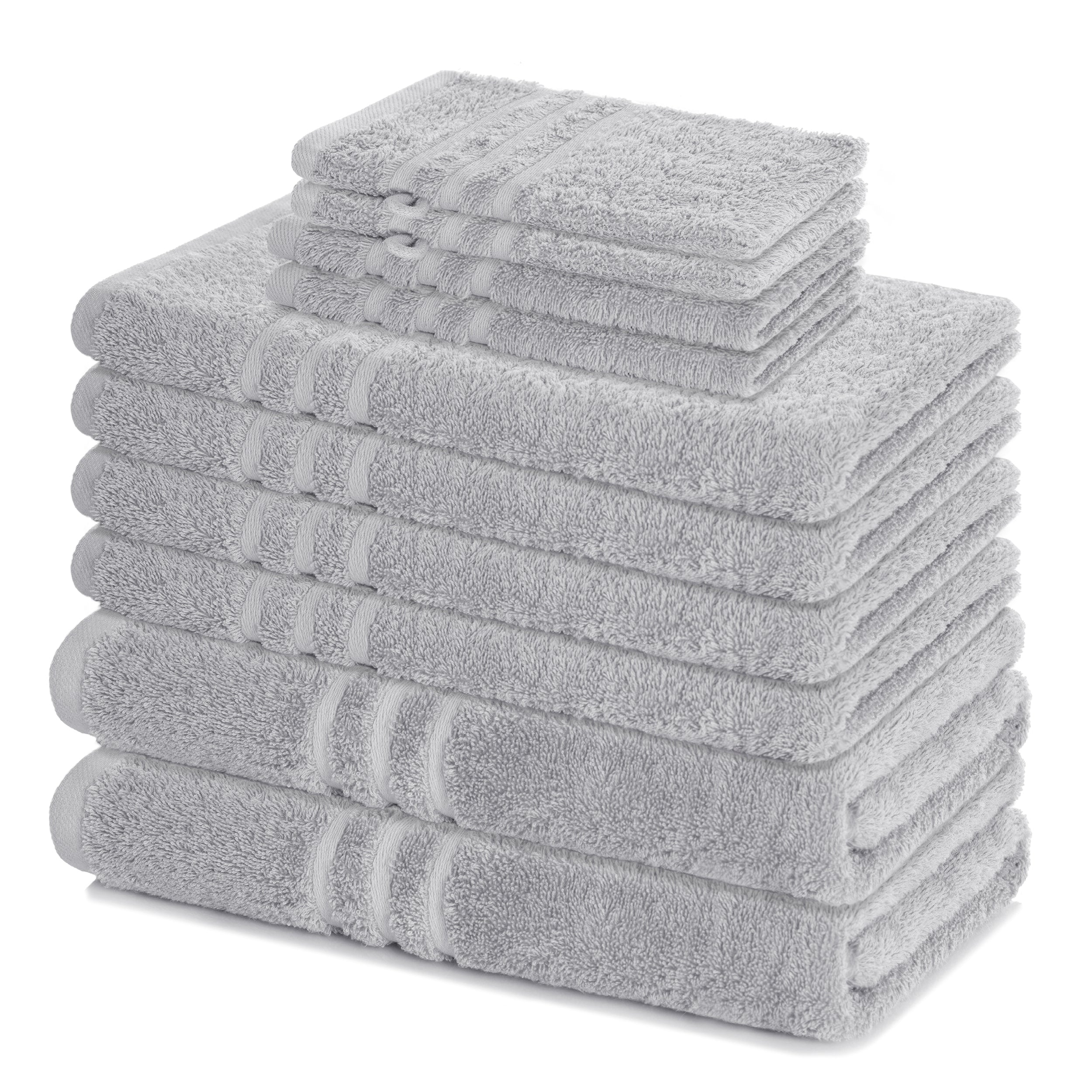 Frottiertuchset Elena, 100% Baumwolle, 6er/10er Set