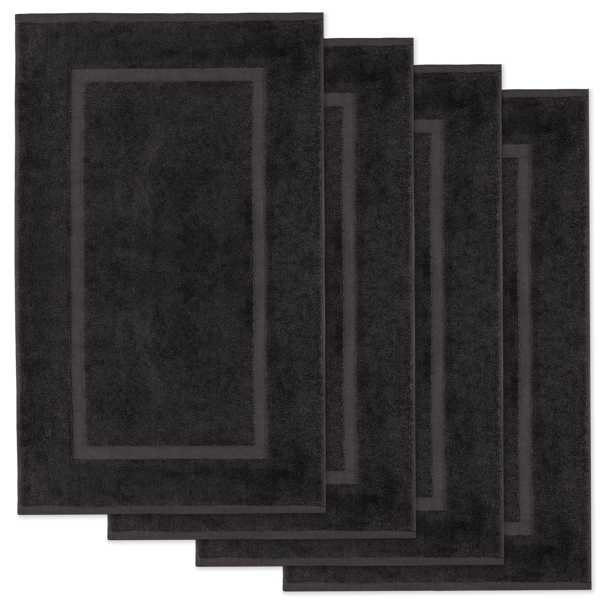 Badematte Elena, 4er Set, 100% Baumwolle, 50x80 cm