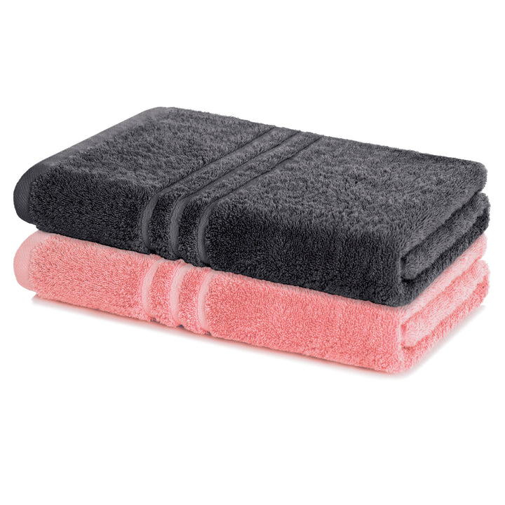 Badetuch Elena, 2er Set, 100% Baumwolle, 100x150 cm