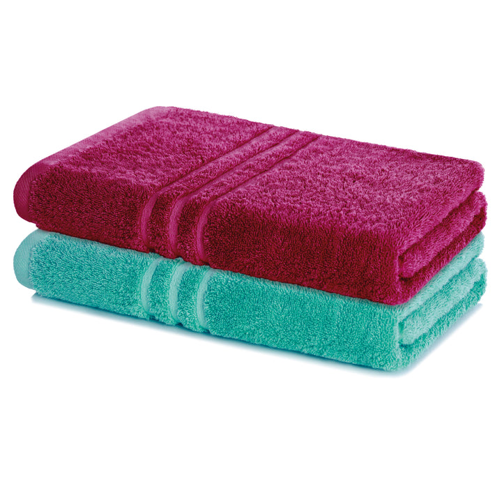 Badetuch Elena, 2er Set, 100% Baumwolle, 100x150 cm