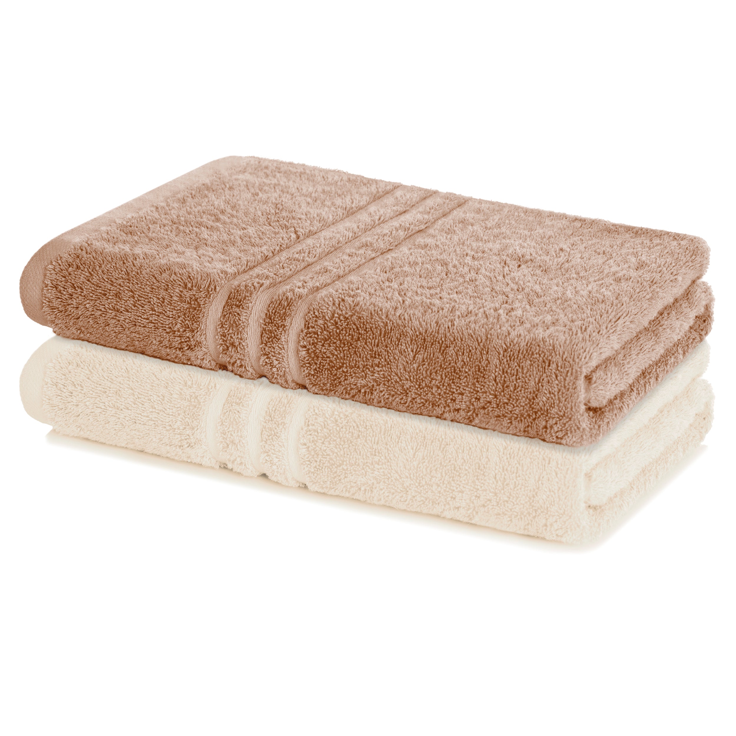 Badetuch Elena, 2er Set, 100% Baumwolle, 100x150 cm