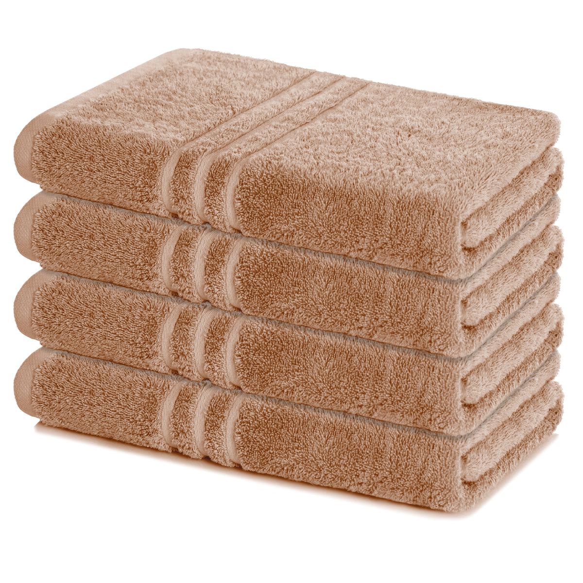 Duschtuch Elena, 4er Set, 100% Baumwolle, 70x140 cm