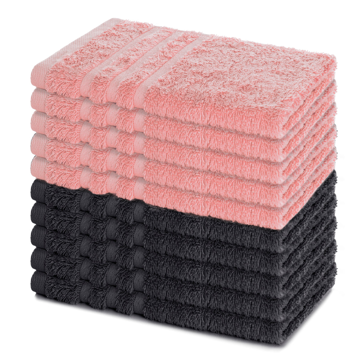 Gästetuch Elena, 10er Set, 100% Baumwolle, 30x50 cm