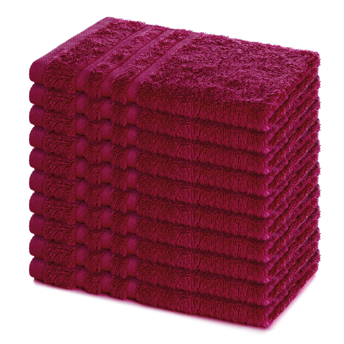 Gästetuch Elena, 10er Set, 100% Baumwolle, 30x50 cm