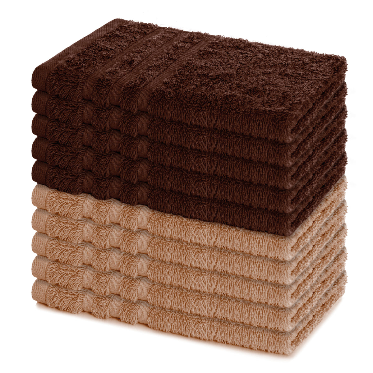 Gästetuch Elena, 10er Set, 100% Baumwolle, 30x50 cm
