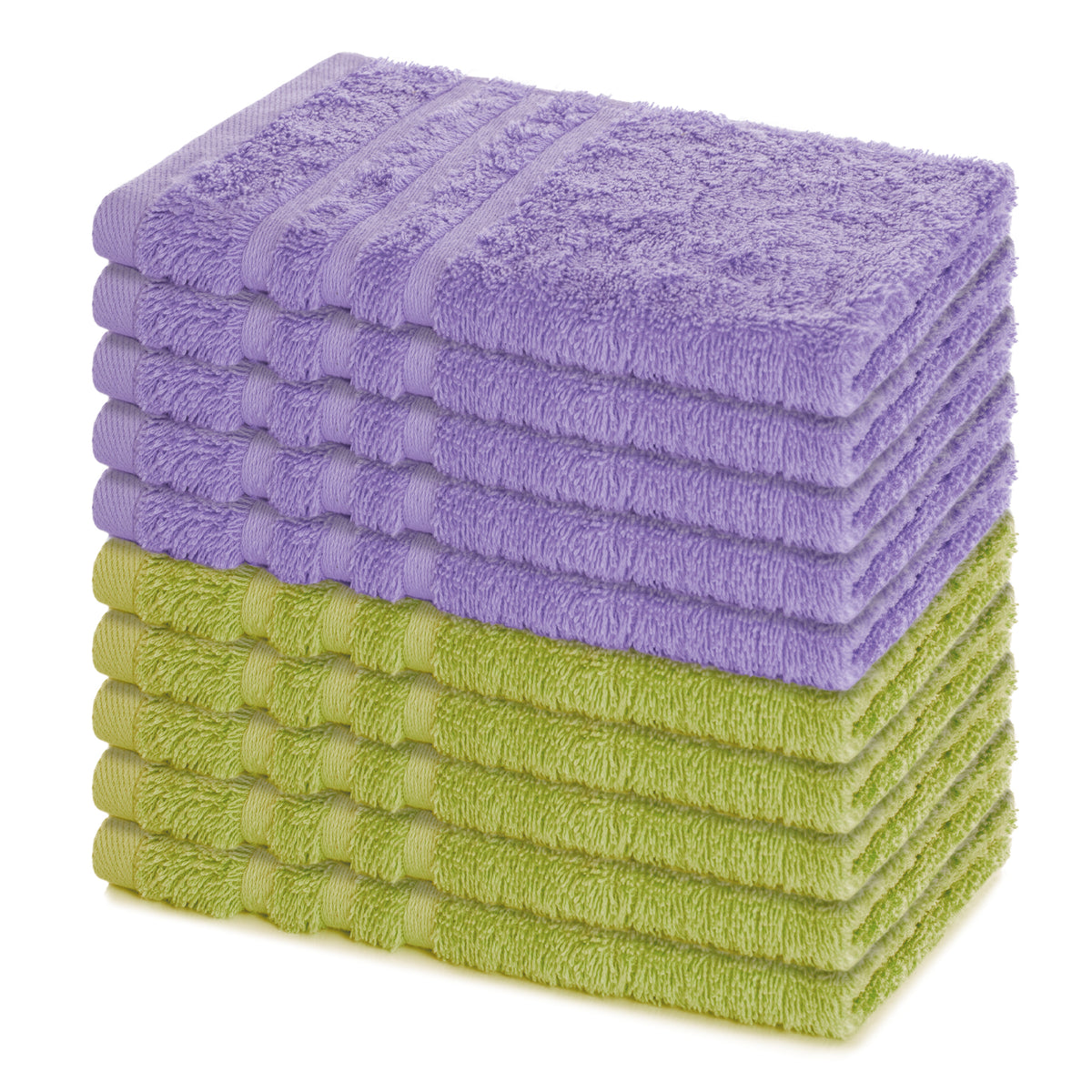 Gästetuch Elena, 10er Set, 100% Baumwolle, 30x50 cm