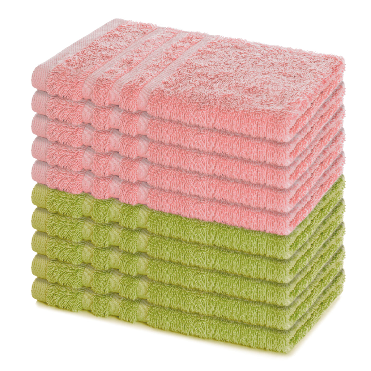 Gästetuch Elena, 10er Set, 100% Baumwolle, 30x50 cm