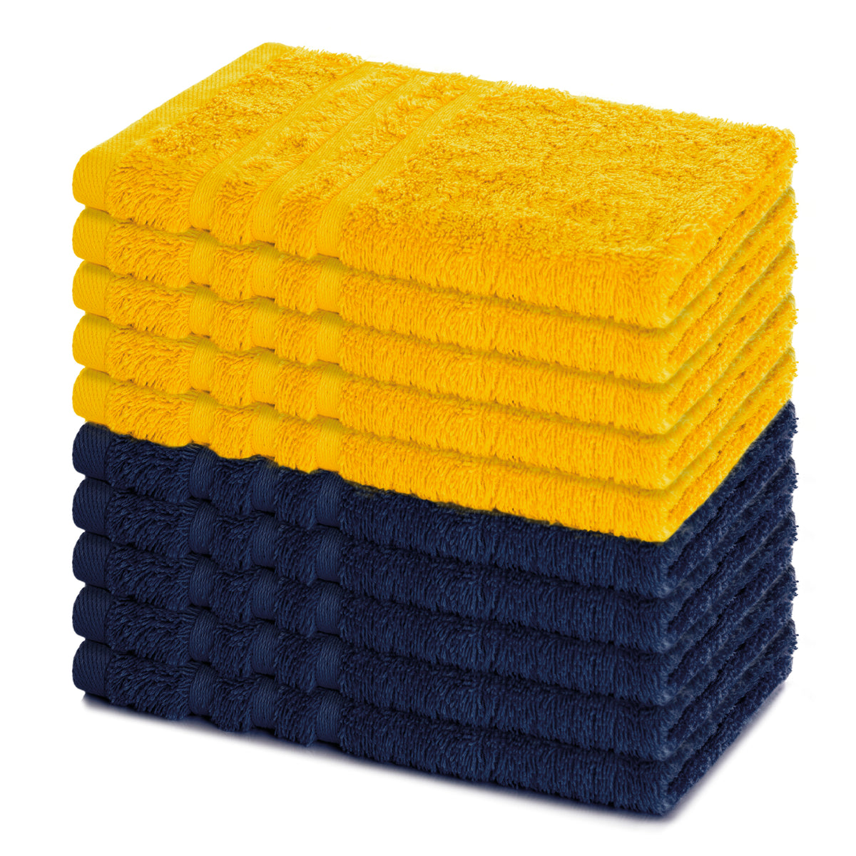 Gästetuch Elena, 10er Set, 100% Baumwolle, 30x50 cm