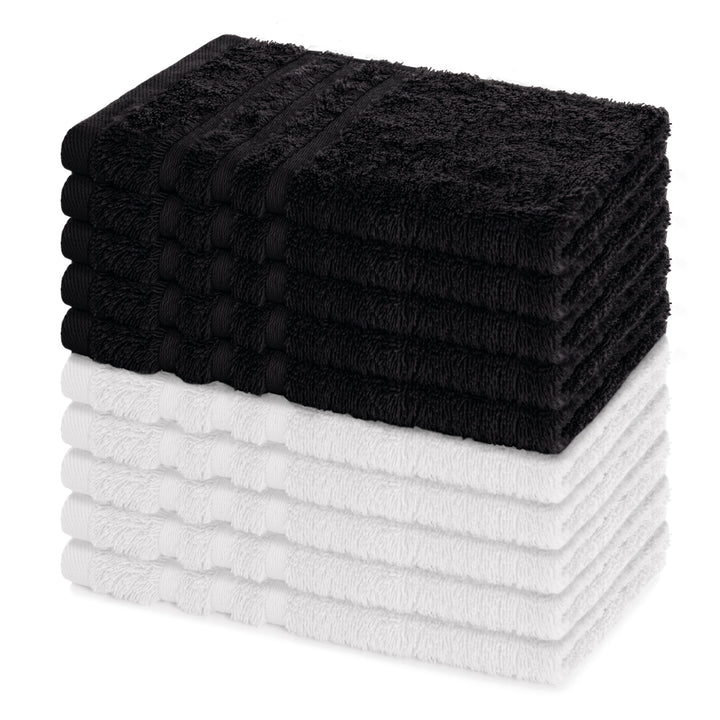 Gästetuch Elena, 10er Set, 100% Baumwolle, 30x50 cm
