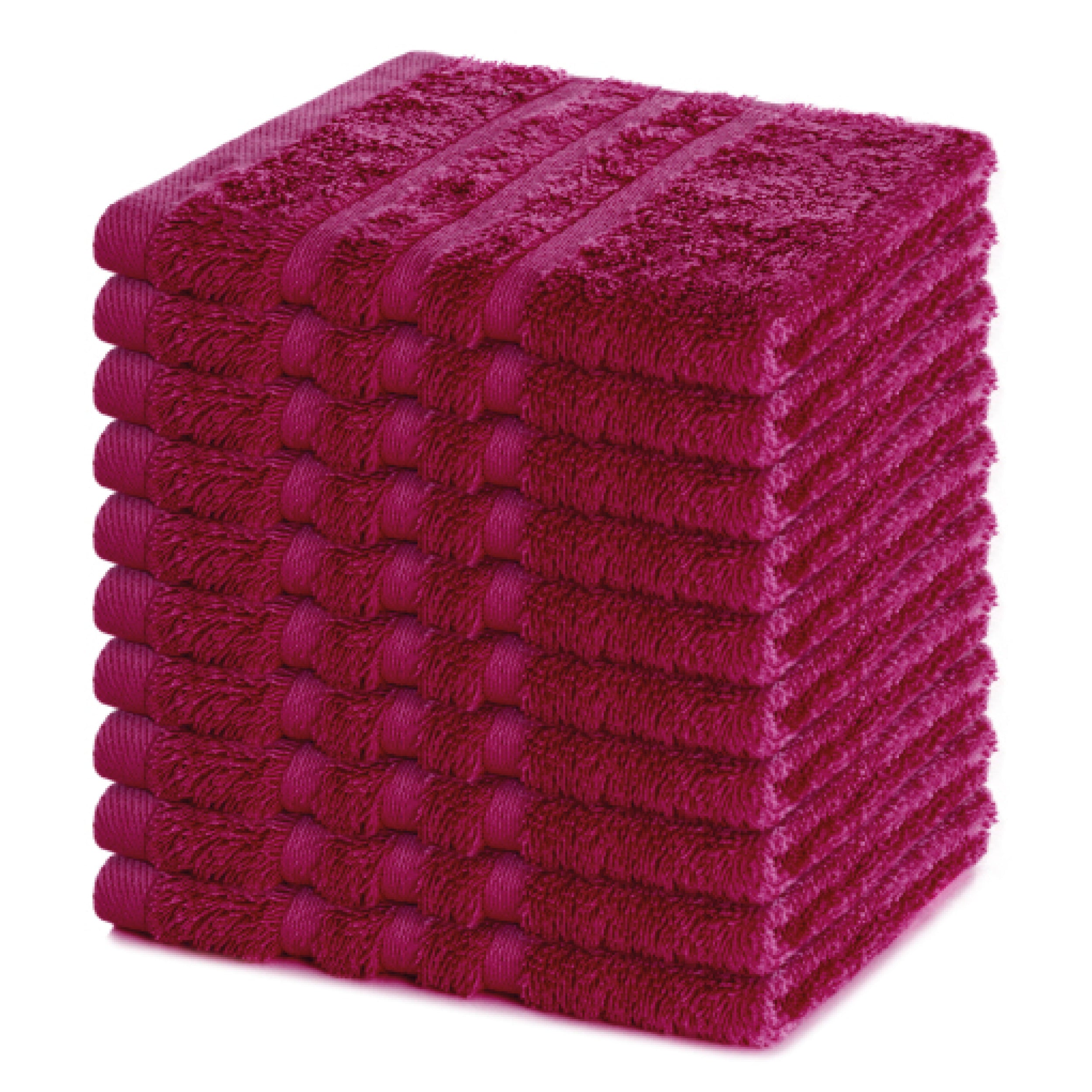 Seiftuch Elena, 10er Set, 100% Baumwolle, 30x30 cm