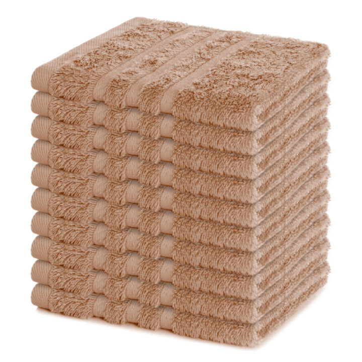 Seiftuch Elena, 10er Set, 100% Baumwolle, 30x30 cm