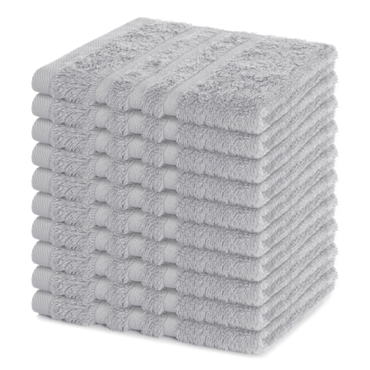 Seiftuch Elena, 10er Set, 100% Baumwolle, 30x30 cm