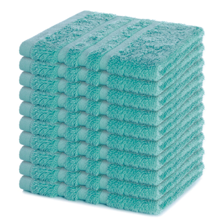 Seiftuch Elena, 10er Set, 100% Baumwolle, 30x30 cm