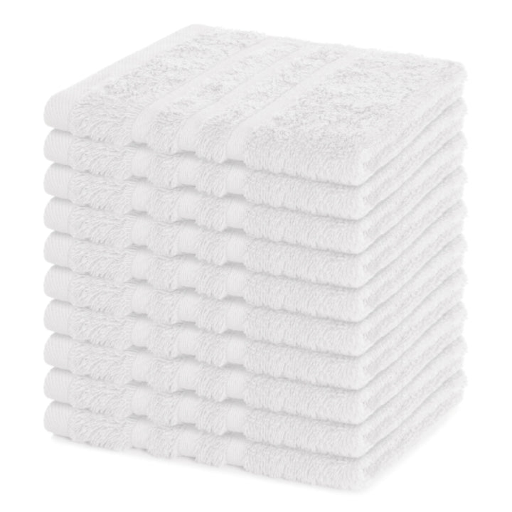 Seiftuch Elena, 10er Set, 100% Baumwolle, 30x30 cm