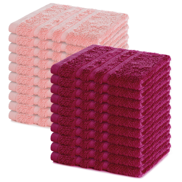 Seiftuch Elena, 20er Set, 100% Baumwolle, 30x30 cm