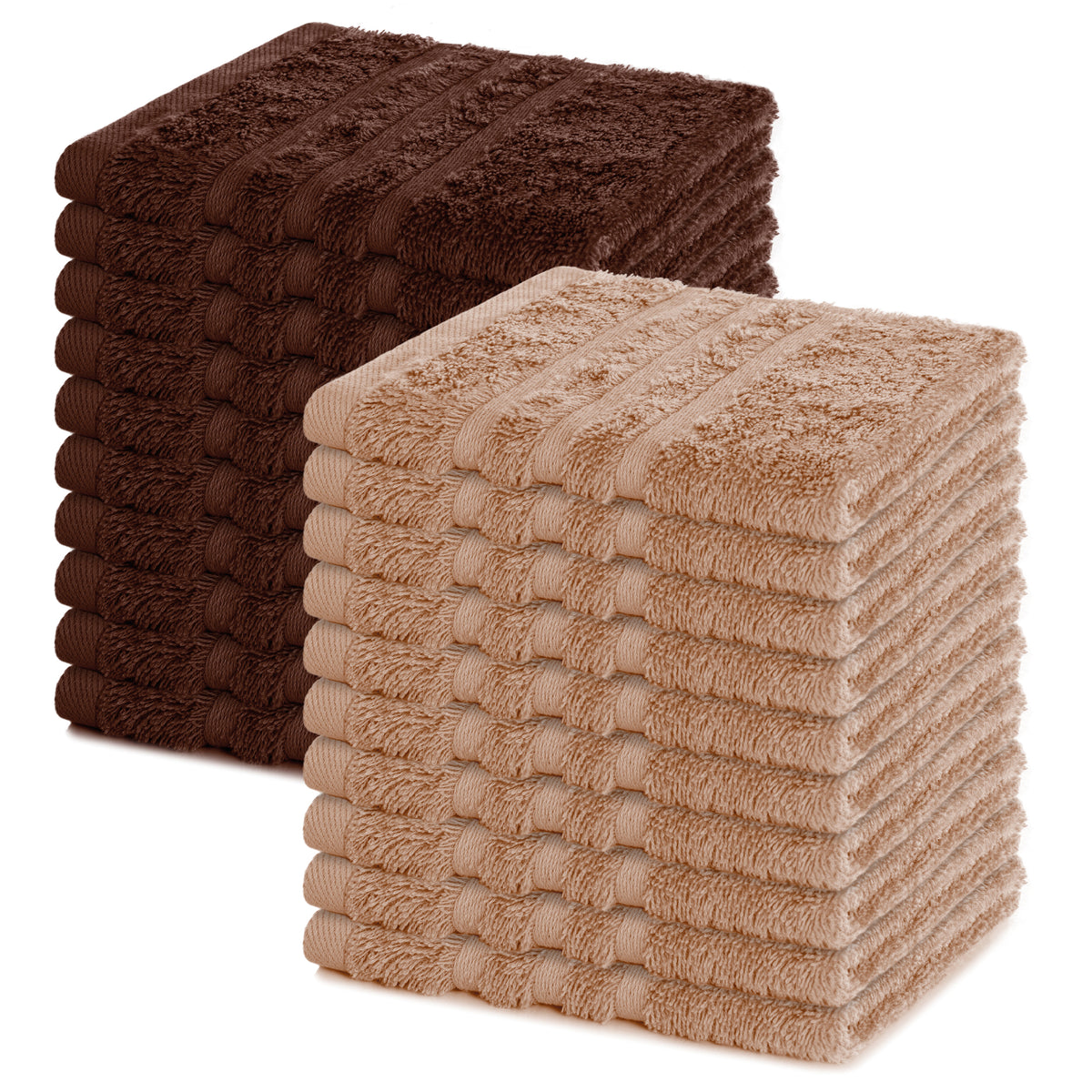 Seiftuch Elena, 20er Set, 100% Baumwolle, 30x30 cm