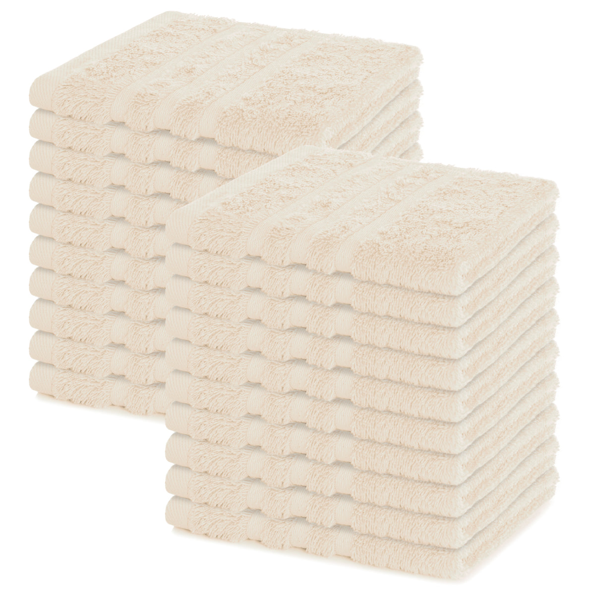 Seiftuch Elena, 20er Set, 100% Baumwolle, 30x30 cm