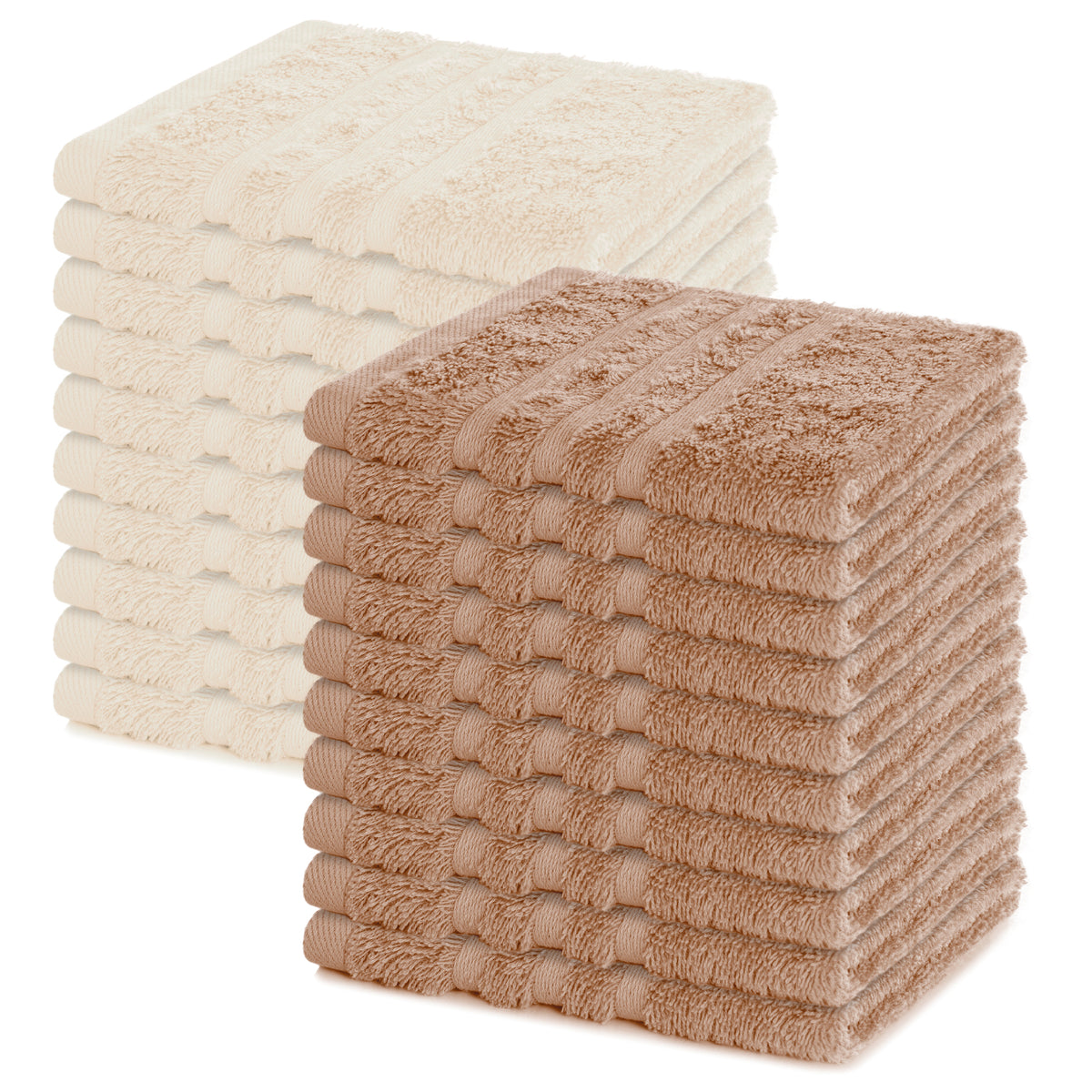 Seiftuch Elena, 20er Set, 100% Baumwolle, 30x30 cm