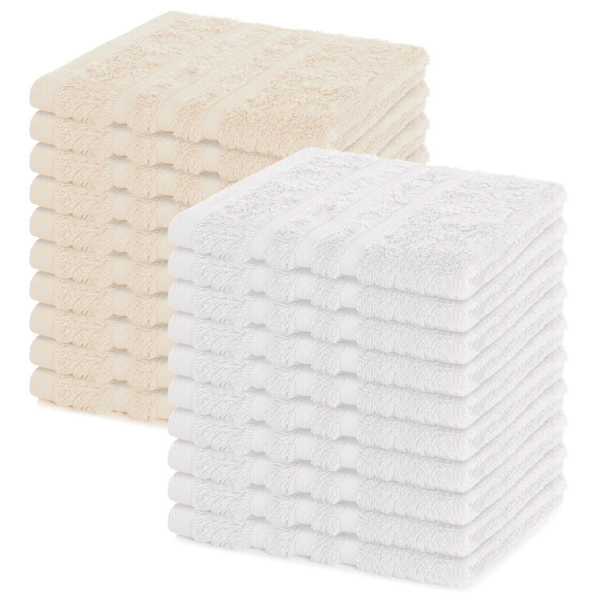 Seiftuch Elena, 20er Set, 100% Baumwolle, 30x30 cm