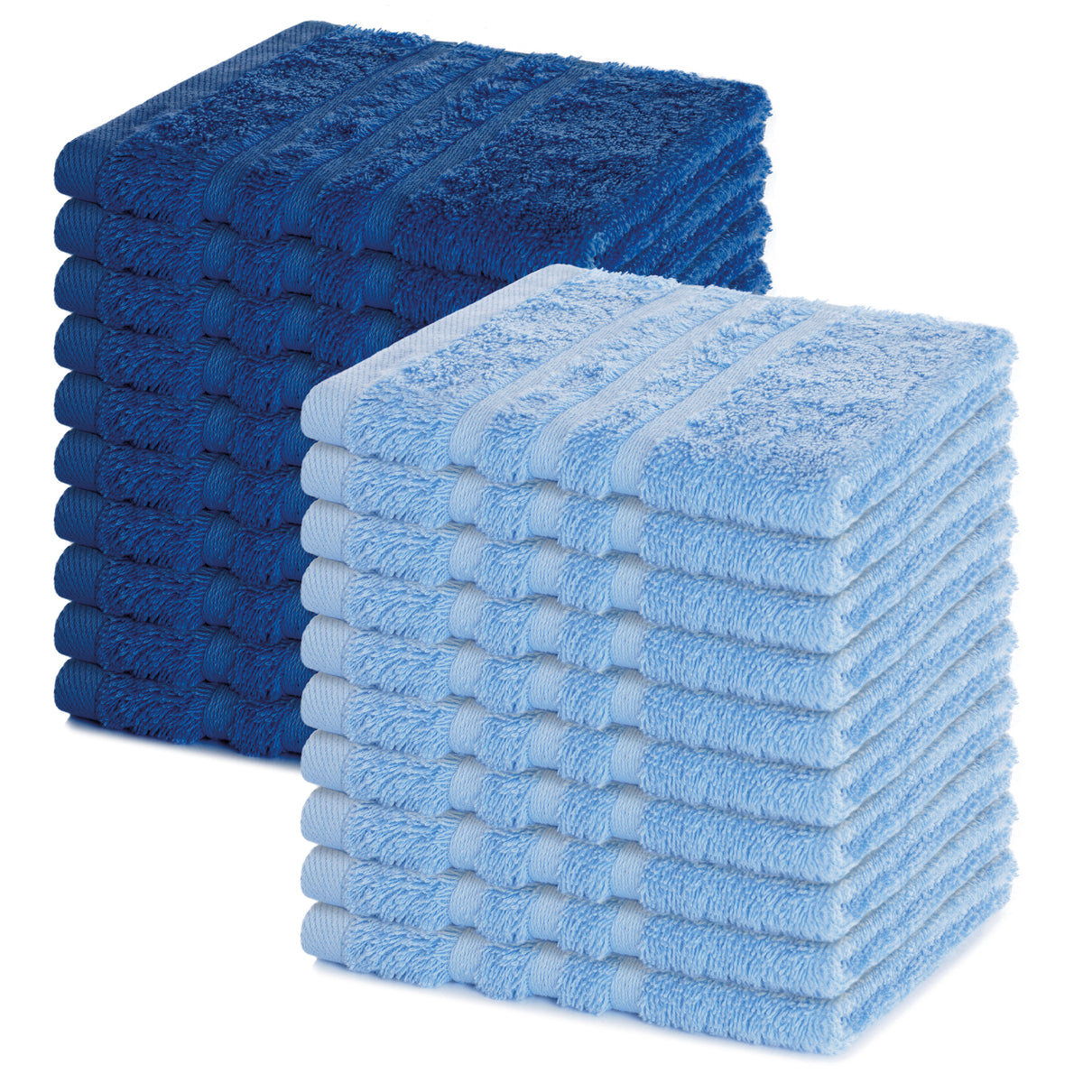 Seiftuch Elena, 20er Set, 100% Baumwolle, 30x30 cm