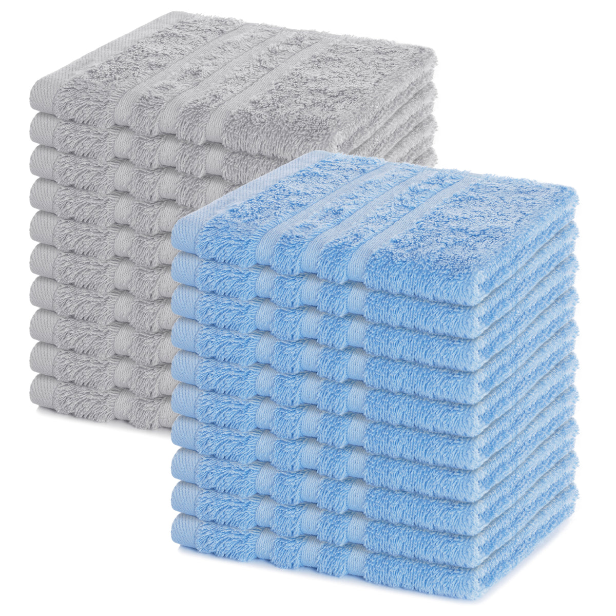 Seiftuch Elena, 20er Set, 100% Baumwolle, 30x30 cm