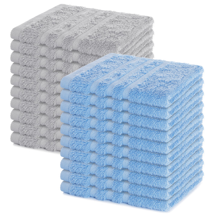 Seiftuch Elena, 20er Set, 100% Baumwolle, 30x30 cm