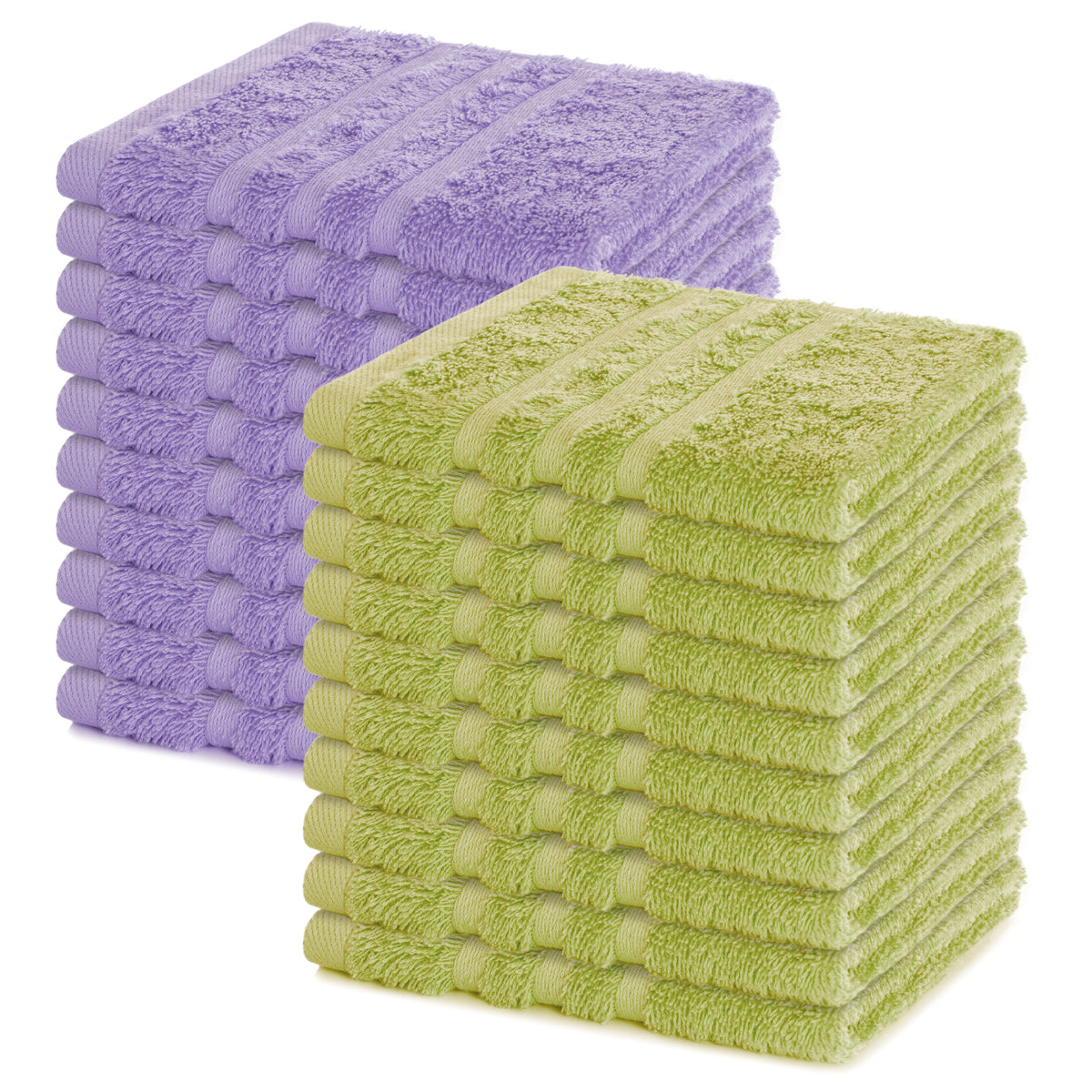 Seiftuch Elena, 20er Set, 100% Baumwolle, 30x30 cm