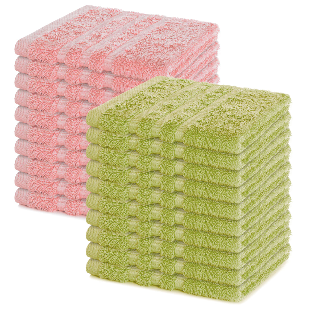 Seiftuch Elena, 20er Set, 100% Baumwolle, 30x30 cm