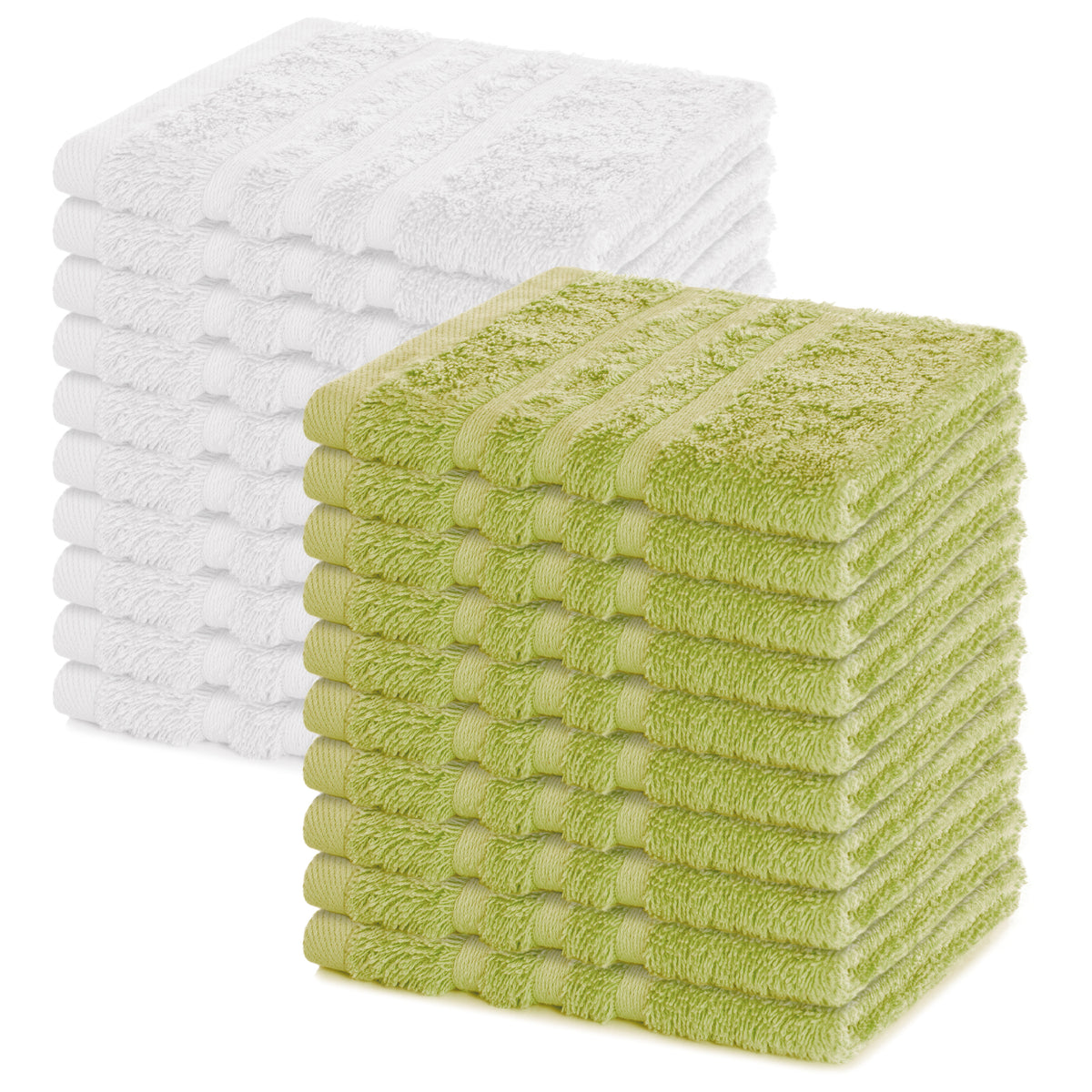 Seiftuch Elena, 20er Set, 100% Baumwolle, 30x30 cm