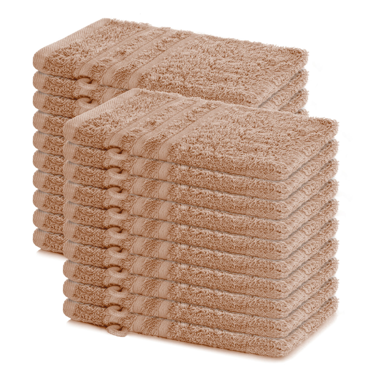 Waschhandschuh Elena, 20er Set, 100% Baumwolle, 15x21 cm