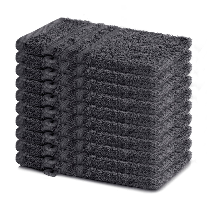 Waschhandschuh Elena, 10er Set, 100% Baumwolle, 15x21 cm