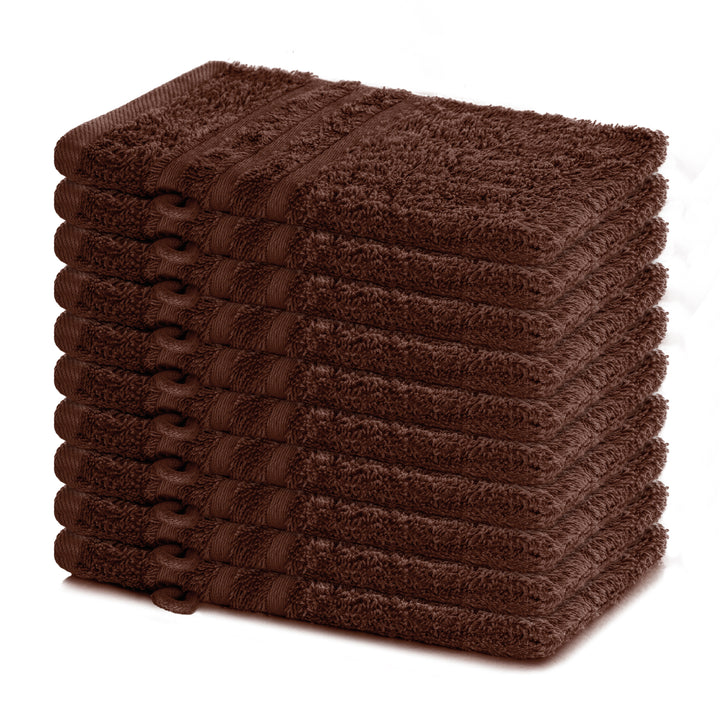 Waschhandschuh Elena, 10er Set, 100% Baumwolle, 15x21 cm