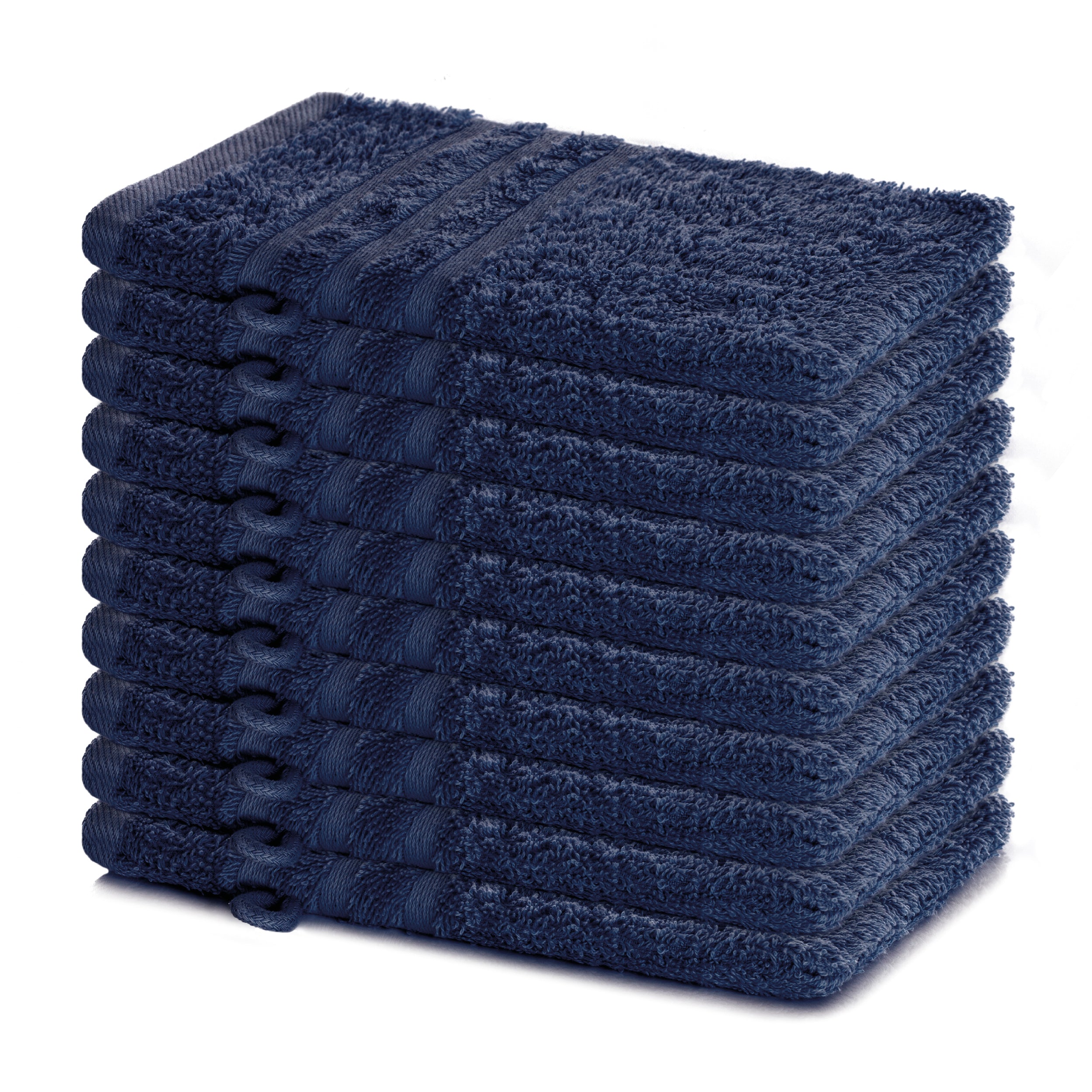 Waschhandschuh Elena, 10er Set, 100% Baumwolle, 15x21 cm
