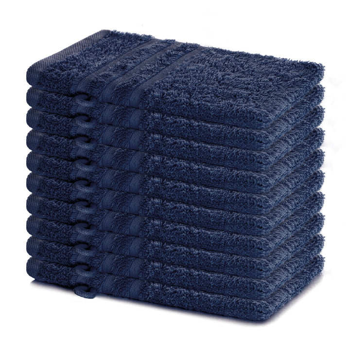 Waschhandschuh Elena, 10er Set, 100% Baumwolle, 15x21 cm