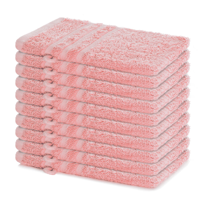 Waschhandschuh Elena, 10er Set, 100% Baumwolle, 15x21 cm