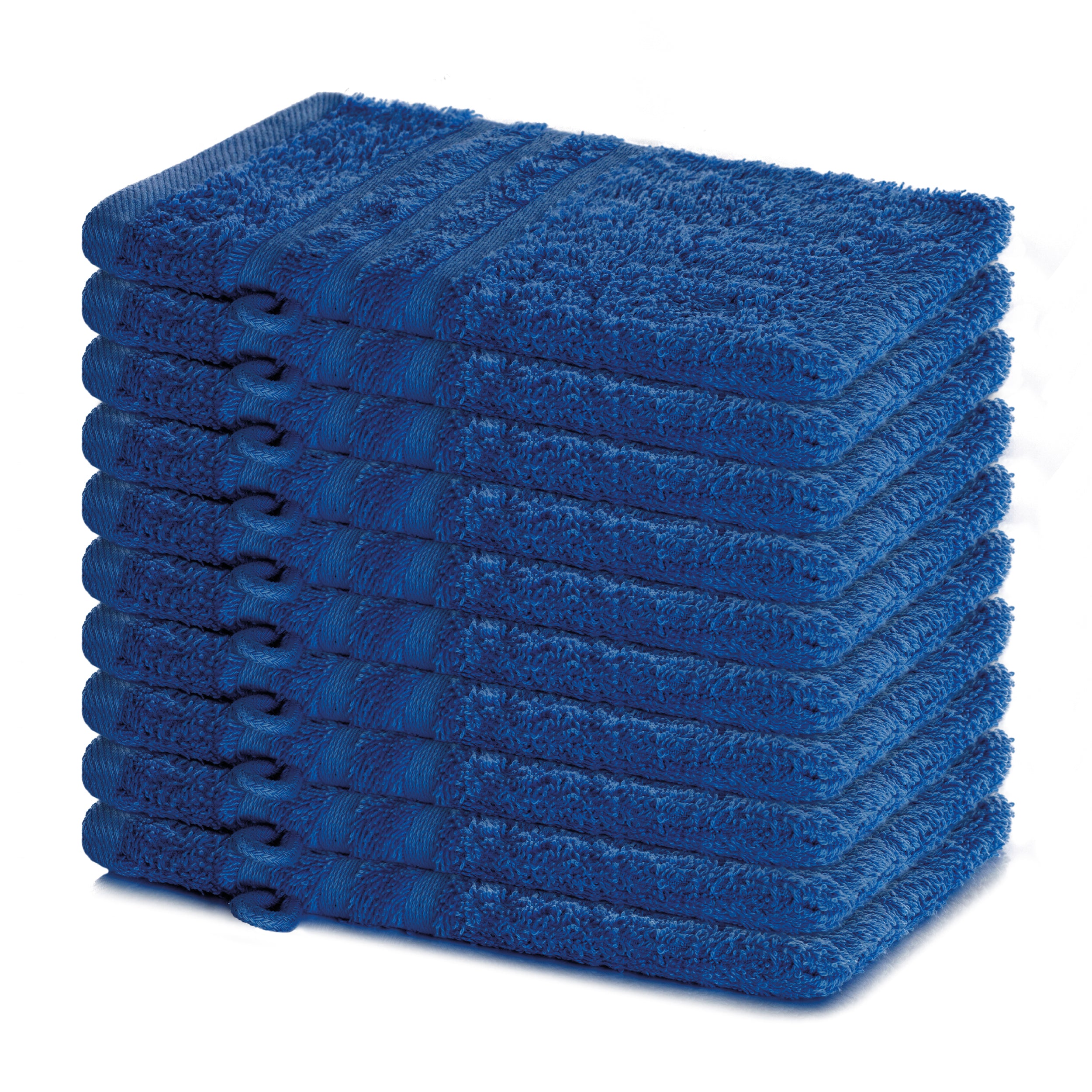 Waschhandschuh Elena, 10er Set, 100% Baumwolle, 15x21 cm